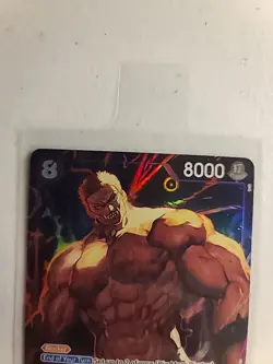 One Piece Charlotte Katakuri Alternate Art OP11-067 A Fist of Divine Speed Foil - Image 2