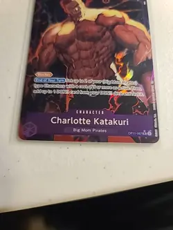 One Piece Charlotte Katakuri Alternate Art OP11-067 A Fist of Divine Speed Foil - Image 3