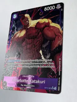 Charlotte Katakuri (067) (Alternate Art) OP11-067 A Fist of Divine Speed Foil - Image 2