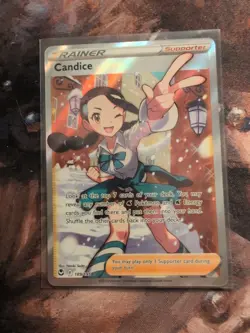 Candice - 189/195 - Full Art Rare Silver Temptest - Pokemon Card - NM Near Mint - Image 1