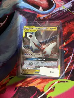 Pokemon TCG Sun & Moon Latias Latios GX Team Up Card 113/181 - Image 1