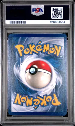 1999 POKEMON FOSSIL 1ST ED #3 DITTO-HOLO PSA 8 - Image 2