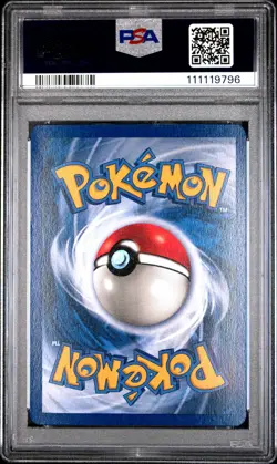 1999 POKEMON FOSSIL 1ST ED #3 DITTO-HOLO PSA 8 - Image 2