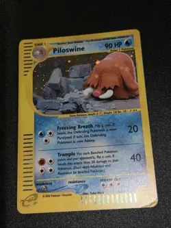 Piloswine H22/H32 Skyridge Holo Pokemon Card WOTC - Image 1