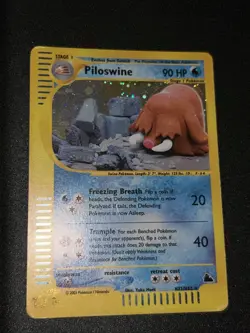 Piloswine H22/H32 Skyridge Holo Pokemon Card WOTC - Image 2