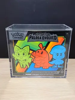 POKEMON SCARLET AND VIOLET PALDEA EVOLVED SEALED ELITE TRAINER BOX ETB WITH CASE - Image 1