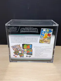 POKEMON SCARLET AND VIOLET PALDEA EVOLVED SEALED ELITE TRAINER BOX ETB WITH CASE - Image 2