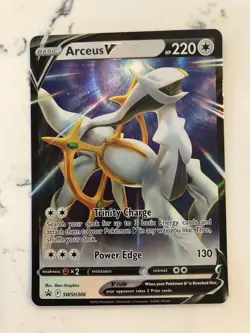 NM Pokemon Arceus V SWSH306 Black Star Promo Card Trainers Toolkit 2023 NM - Image 1