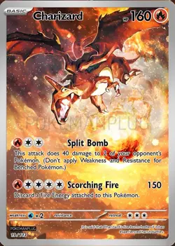 Charizard Pokemon Anima Waifu Doujin ACG DIY Full Art Card POKEMANPLUG 12/18- - Image 1