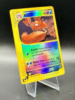 Kingler 50/165 Reverse Holo Pokemon Expedition 2002 Wotc Vintage MP - Image 1