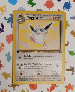 Pokemon TCG Wigglytuff 32/64 *1st Edition* Jungle Non Holo English WOTC 1999 - Image 1