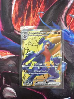 Pokemon TCG Cynthia's Garchomp EX 204 SVP Scarlet & Violet Promo Card - Image 2