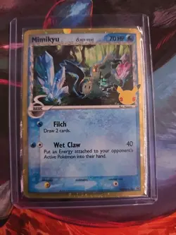 Pokemon Mimikyu SWSH136 Promo Holo 25th Anniversary SWSH Sword & Shield English - Image 1
