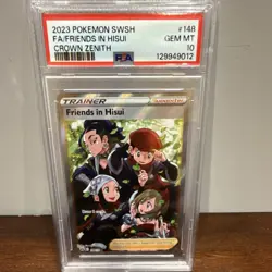Pokemon Friends in Hisui 148/159 Crown Zenith Holo English PSA 10 - Image 1