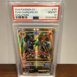 Pokemon M Charizard EX 101/108 Evolutions Full Art Ultra Rare Holo PSA 10 - Image 1