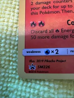 Pokemon TCG Charizard SM Black Star Promos SM226 Holo Promo Potential 10 - Image 5