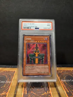 Yu-Gi-Oh! TCG Jinzo BPT-011 Limited Secret Rare Card PSA 9 - Image 1