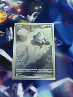 Snover Illustration Rare 140/132 Mega Evolution Pokemon TCG Near Mint Card NM - Image 1