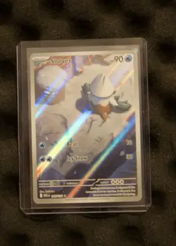 Snover Illustration Rare 140/132 Mega Evolution Pokemon TCG Near Mint Card NM - Image 1