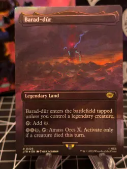FOIL Barad-dur (0425) (Borderless) Universes Beyond: The Lord of the Rings: Tale - Image 1
