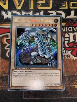 YUGIOH! Blue-Eyes White Dragon SBCB-EN087 Secret Rare NM SPEED DUEL - Image 1