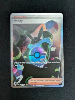 Penny 239/091 Paldean Fates Trainer Card Special Illustration Rare Pokemon TCG - Image 1