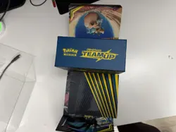 Pokemon EMPTY Team Up Elite Trainer Box ETB - Card Storage - Pikachu & Zekrom - Image 2