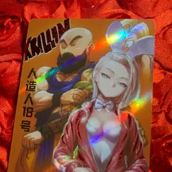 Android #18 DRAGON BALL Z Goddess SZR Waifu ACG Anime Foil Girl Card - Image 2