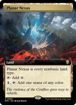Planar Nexus (Extended Art) [Modern Horizons 3 Commander] Near Mint - Image 1
