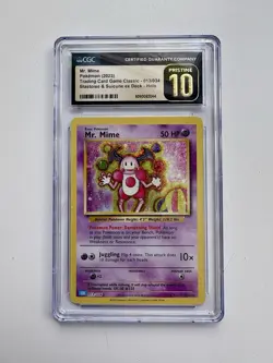 2023 Pokemon MR. MIME Trading Card Game Classic CLB 013/034 CGC PRISTINE 10 - Image 1