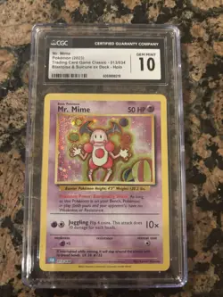 Pokemon TCG Mr. Mime Holo 2023 Trading Card Game Classic 013/034 CGC Gem Mint 10 - Image 1