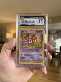 Pokemon Mr. Mime Holo #013/034 Trading Card Game Classic 2023 - CGC 10 Gem Mint - Image 1