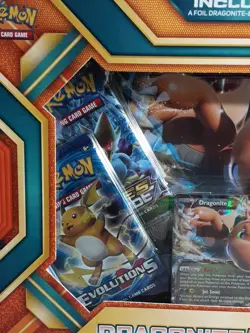 Pokemon TCG Dragonite EX Box XY Evolutions, Fates Coll. Factory Sealed MINT 2016 - Image 2