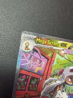 Mega Scrafty ex 285/217 SIR Special Illustration Rare Pokemon Ascended Heroes - Image 5