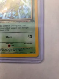 Pokemon TCG Scyther 10/64 Jungle 1st Edition Holo Rare Lightly Played - Image 5