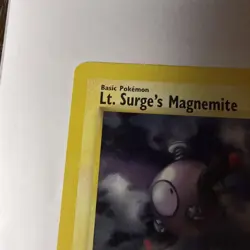 1st Edition Lt. Surge's Magnemite 50/132 - Gym Heroes - Common - Pokemon - LP - Image 2