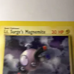 1st Edition Lt. Surge's Magnemite 50/132 - Gym Heroes - Common - Pokemon - LP - Image 3
