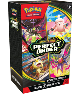 Pokemon TCG: Mega Evolution-Perfect Order Booster Bundle (6 Packs) - PRESALE - Image 1