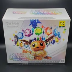 Prismatic Evolutions - Elite Trainer Box (ETB) - Pokemon TCG - New & Sealed #A91 - Image 1