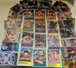 One Piece Card Game TCG LOT 🔥 2 SR + 3 Leaders + 10 Holo R/PR | NO DUPES |ENG - Image 2