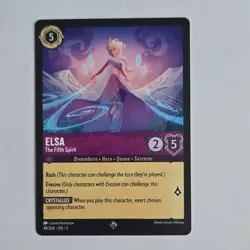 Disney Lorcana Elsa - The Fifth Spirit Shimmering Skies 48/204 - Image 1