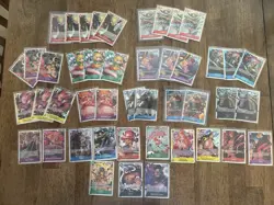 One Piece SR Bulk Sale 45 English Cards. - Image 1