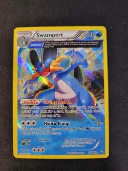 Swampert (Alpha) 36/160 Holo Rare XY - Primal Clash Pokemon Card - LP - Image 1