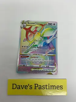 Arceus VSTAR (Secret) 176/172 - Swsh09 Brilliant Stars Holo Pokemon TCG Card NM - Image 1