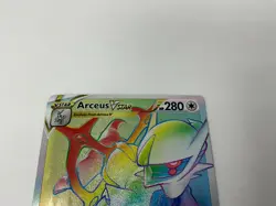 Arceus VSTAR (Secret) 176/172 - Swsh09 Brilliant Stars Holo Pokemon TCG Card NM - Image 3