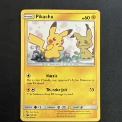 Pokemon Pikachu SM162 Promo Card NM - Image 1
