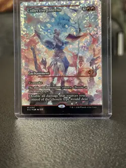 Collective Inferno (Showcase) (Fracture Foil) Lorwyn Eclipsed Foil NEAR MINT - Image 1