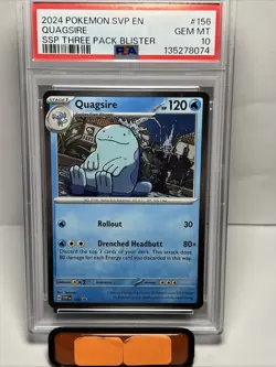 Quagsire 156 2024 Pokemon Svp En-Sv Black Star Promo PSA 10 - Image 1