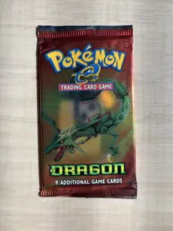 Pokemon EX Dragon Booster Pack Rayquaza Artwork Brand New Factory Sealed - Image 1