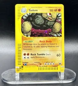 Golem 14/165 Holo Pokemon Expedition 2002 Wotc Vintage NM - Image 2